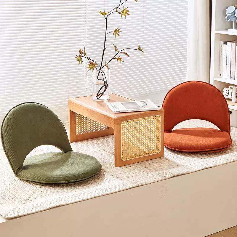 床上靠背椅可折叠榻榻米飘窗坐垫地上座椅休闲懒人单人小沙发卧室