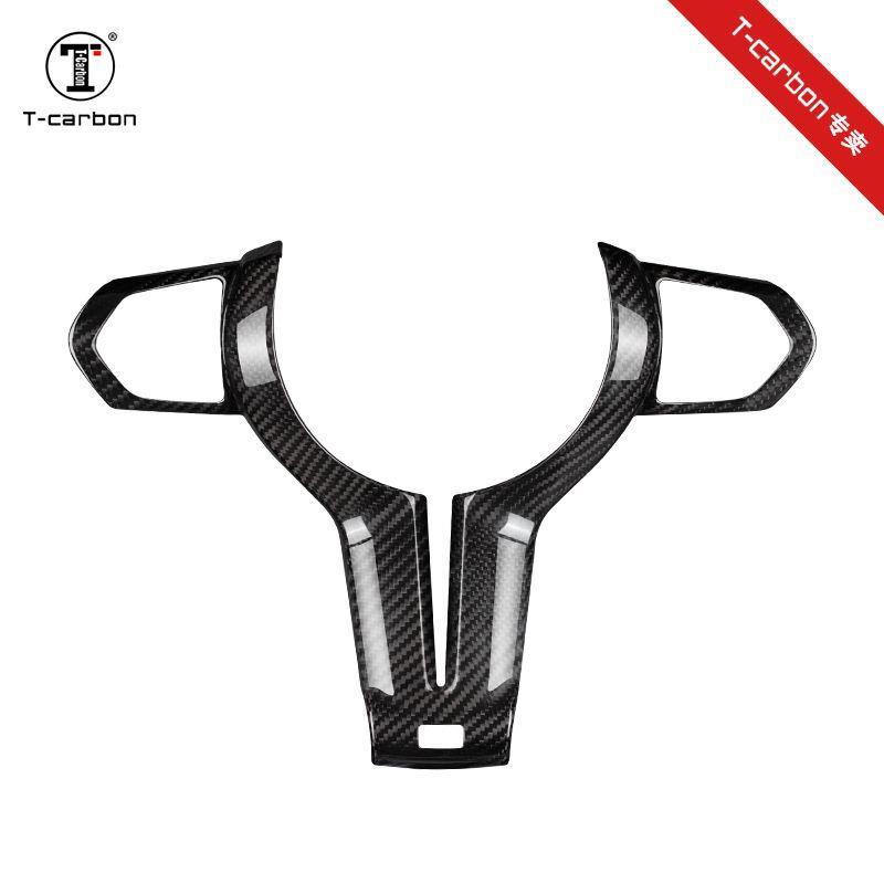 适用宝马M方向盘1234系5系X1X2X5改装328MM3M6碳纤维方向盘贴