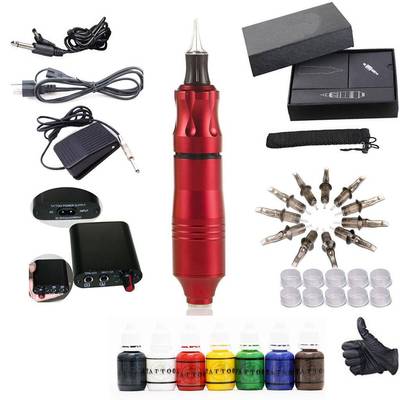 丹汇新款纹身笔夏安套装纹身纹眉一体机割线打雾一体纹身机