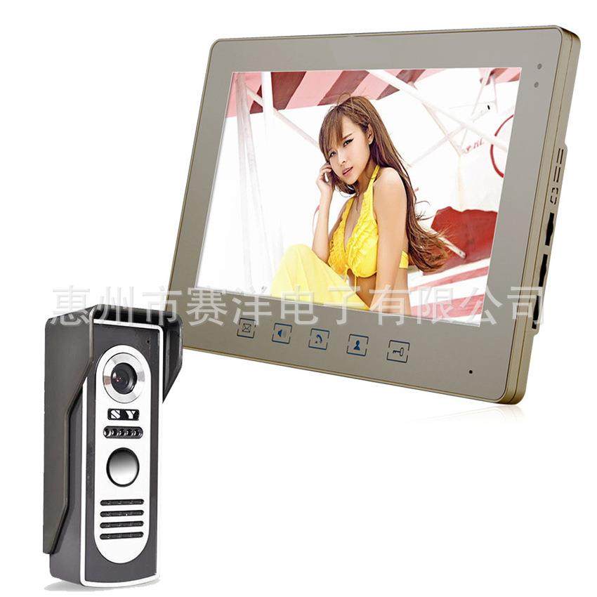 新款10寸一拖一彩色有线家用可视对讲门铃楼宇对讲电话,电子/电工,接线端子,淘宝优惠券,粉丝福利购,淘宝优惠卷
