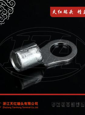 供应冷压端子RNB8-5电缆接头O型圆形铜皮裸端子线耳铜鼻子