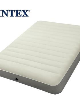 intex64101单人线拉充气床居家充气床垫野营户外空气床垫