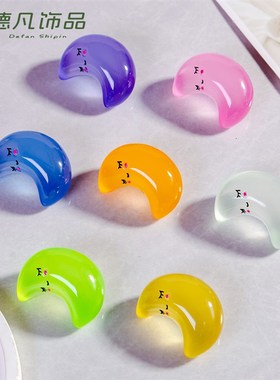 可爱卡通立体星星月亮摆件夜光小物件桌面装饰摆件治愈情绪小饰品