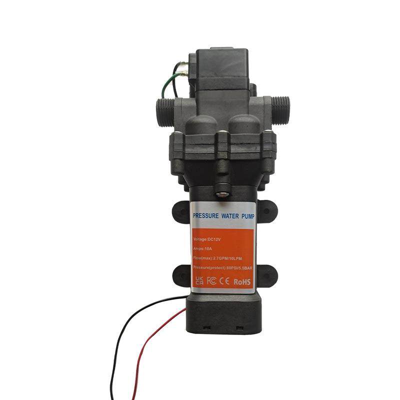 博今DP160隔膜泵12V24V洗车机10-12L大流量泵花园浇花智能水泵洗