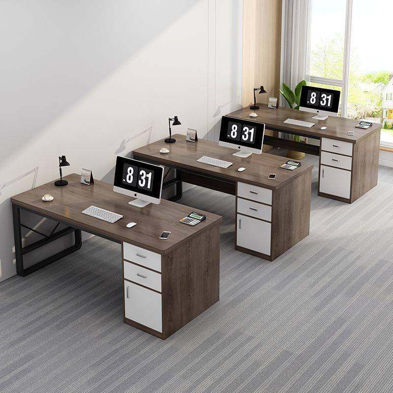 办公桌员工位简约现代办公室桌椅组合简易职员工作台家用电脑桌子,基础建材,脚轮/万向轮,淘宝优惠券,粉丝福利购,淘宝优惠卷