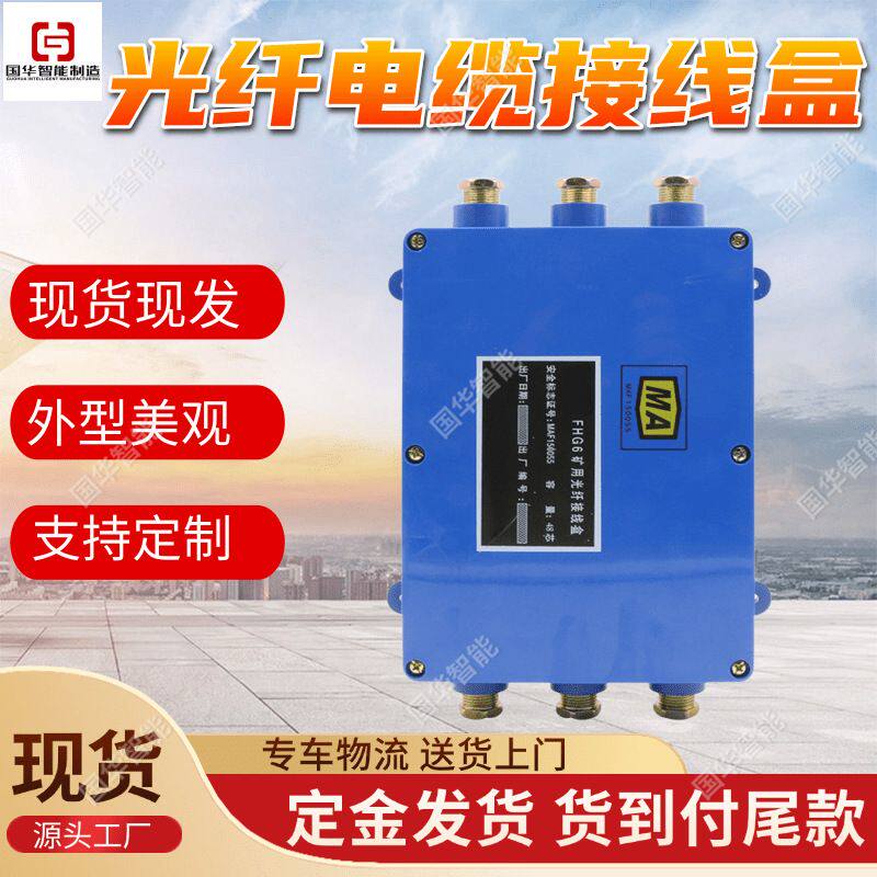 防爆光缆接线盒 现货现发本安光缆盘纤盒 FHG4矿用防爆接线盒