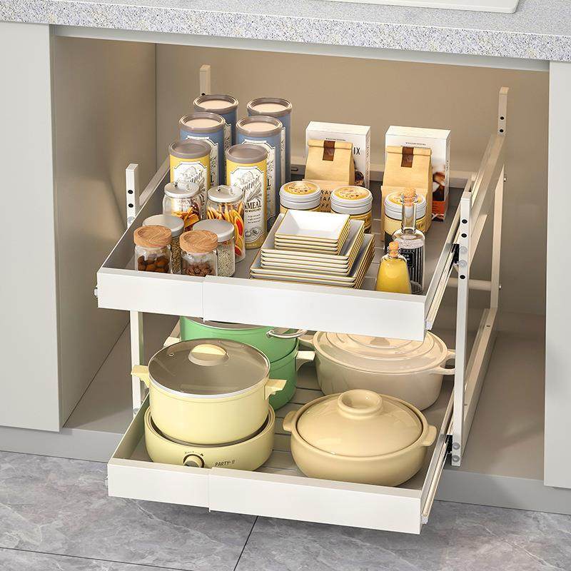 厨房可伸缩收纳架免打孔抽屉式橱柜碗碟调料拉篮下水槽抽拉置物架,鲜花速递/花卉仿真/绿植园艺,其它园艺用品,淘宝优惠券,粉丝福利购,淘宝优惠卷