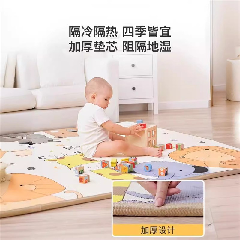 夏季可折叠打地铺睡垫儿童海绵泡沫床垫午睡铺垫加厚防潮垫子家用
