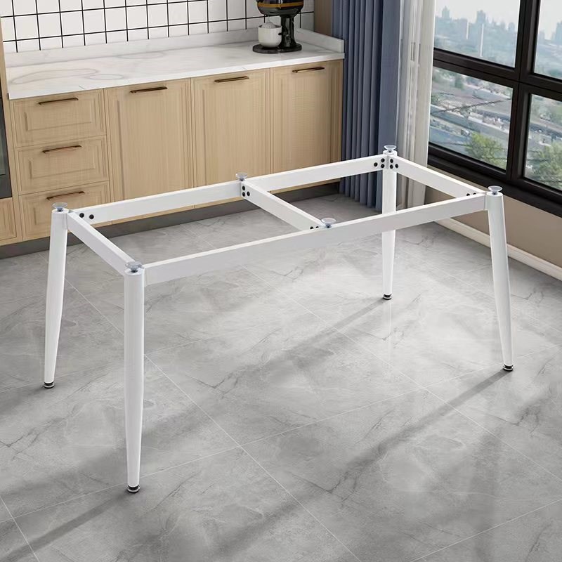 铁艺金属桌腿支架岩板餐桌桌脚茶几底座会议桌办公桌桌架铁架定制