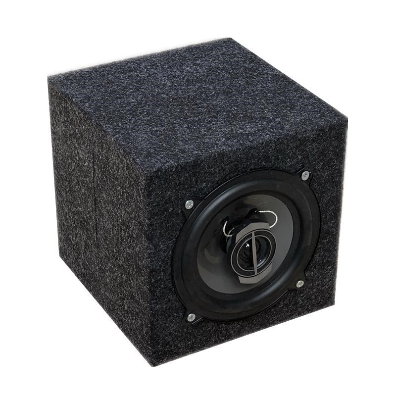 汽车音响改装家用无源低音炮5寸方形空箱试音箱车载低音炮后备箱