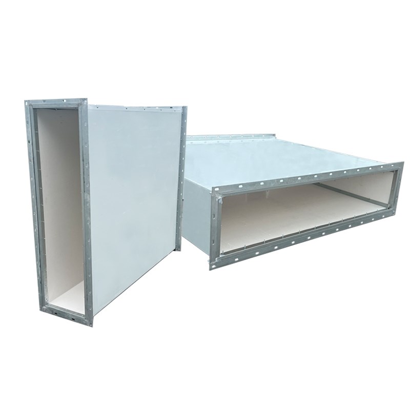 钢面无机镁质防火风管单双面彩钢防火阻燃风管防火隔热层复合风管