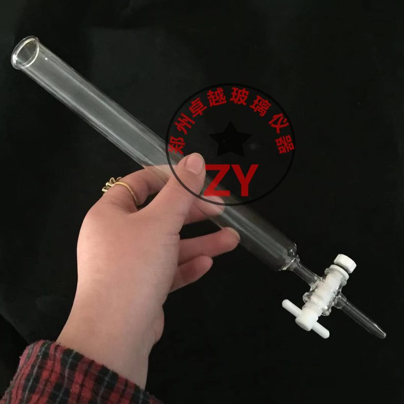 层析柱砂色层格层析柱吸200芯柱可定做各规四氟附活塞20分析*mm柱