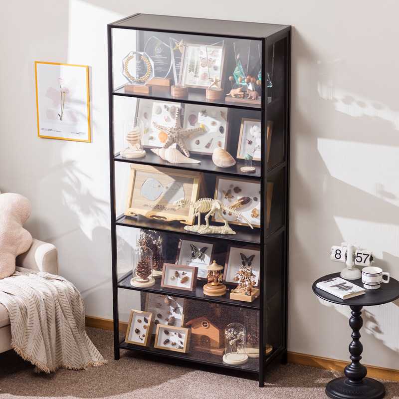 手办柜带灯透明乐高展示柜家用盲盒摆件装饰品标本收纳二次元痛柜