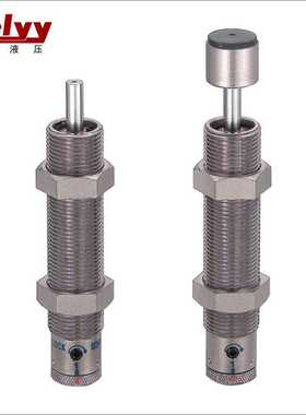 不锈钢油压液压缓冲器MAC/MAKC1412/1612/2016/2022带杆端帽螺母