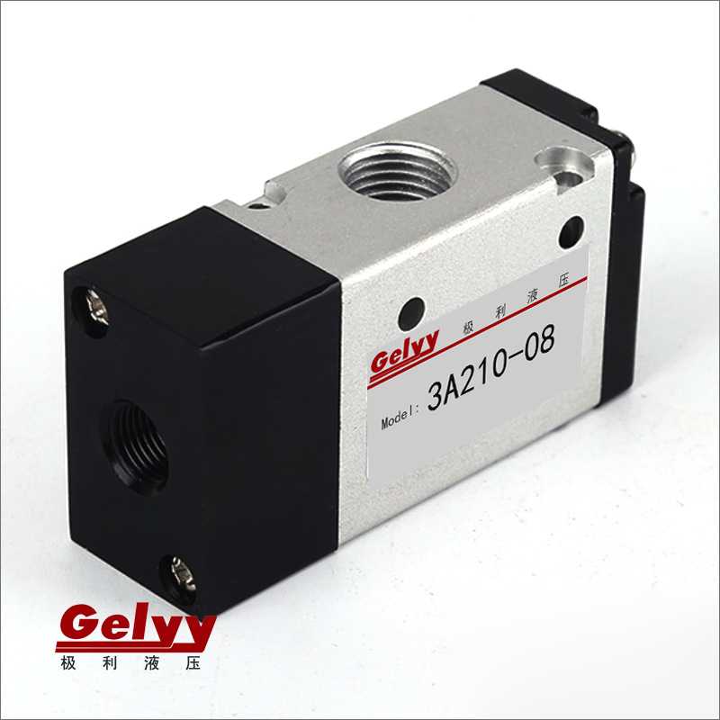 气控阀3A210-08/06-NC/NO常闭常开二位三通3A220-08/10二分气嘴