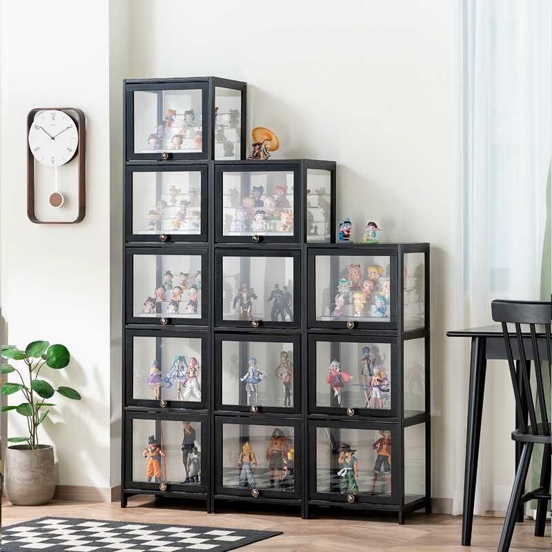 手办展示柜乐高亚克力展示架家用摆件积木置物架子透明防尘陈列柜