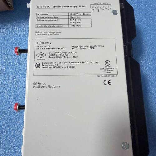 议价GEFanuc电源型号8910PSDC输入18.5可维修