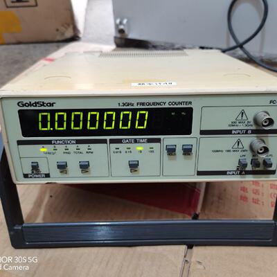 GoldStar频率计数器FC2130成色如图功能议价