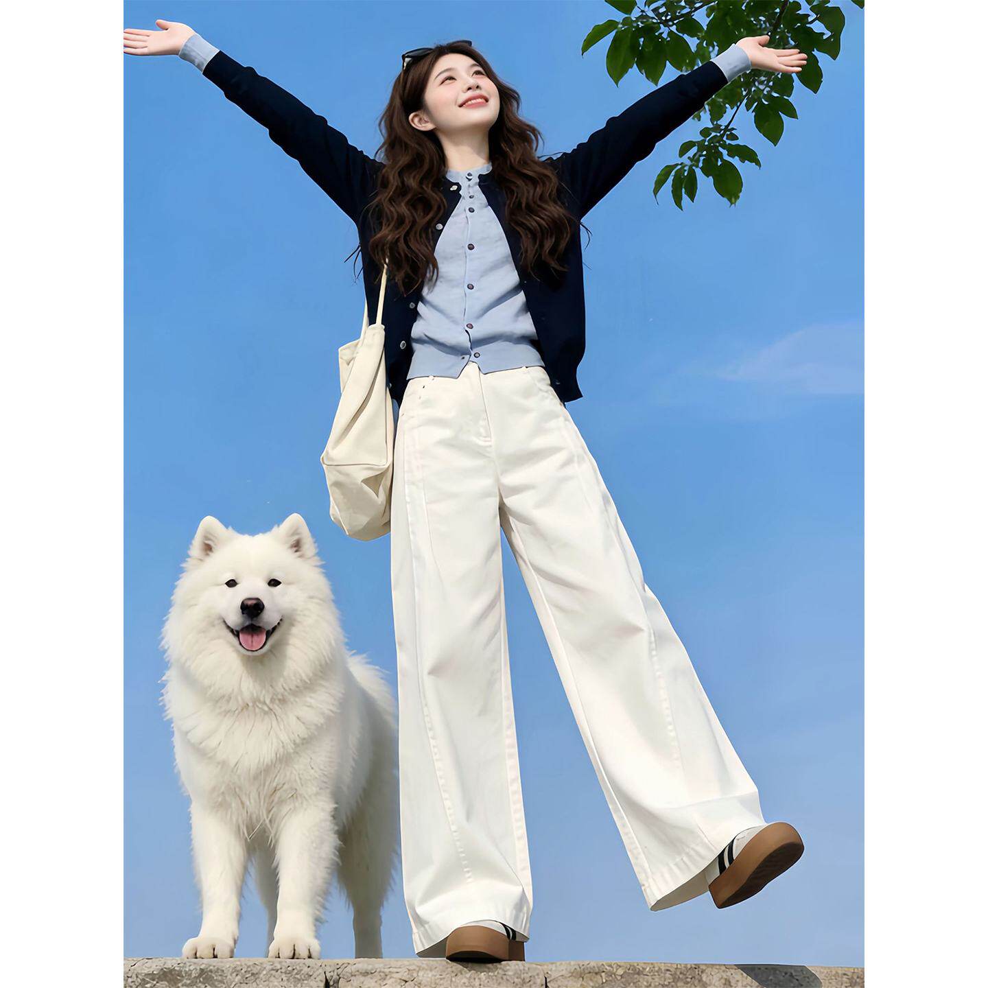2026超火穿搭一整套早春季新款韩系穿搭气质上衣裤子针织套装女装
