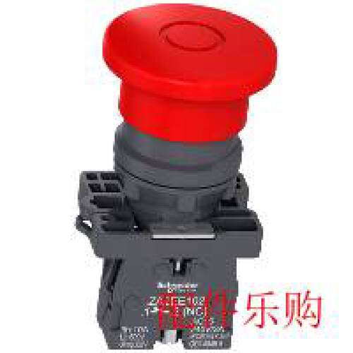 议价施耐德Φ40旋转复位紧停头，红 XA2ES542全新原装正品现货