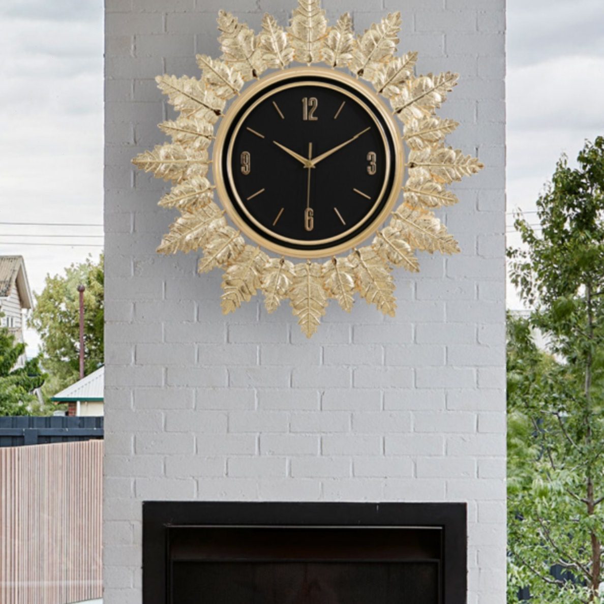 轻奢客厅北欧钟表静音石英钟表艺术创意时钟挂墙挂钟墙饰装饰欧式