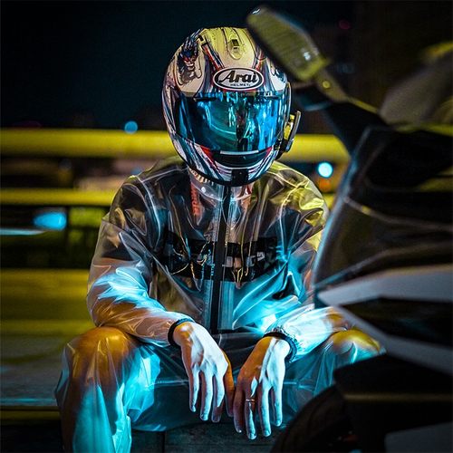 RUIGI摩托车分体式骑行雨衣雨裤防水套装男女机车电动车防暴雨披