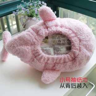 车载抽客盒创意纸厅纸抽盒家用毛绒玩偶纸巾筒卧室爱女可少纸巾盒