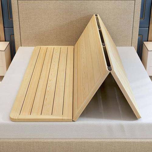 床板实木加厚折叠经济型排骨架单人1.5米双人1.8米硬木板床垫护腰