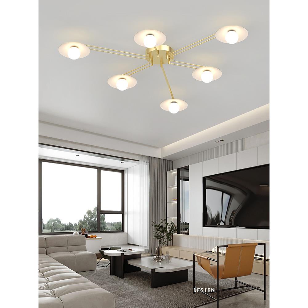 现代简约客厅灯2022年新款大气主卧室灯创意艺术灯具个性吸顶灯