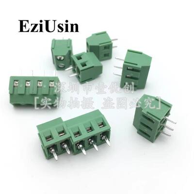 70PCSDG308接线端子KF1282.54mm间距PCB螺钉式2/3/4P套件盒装