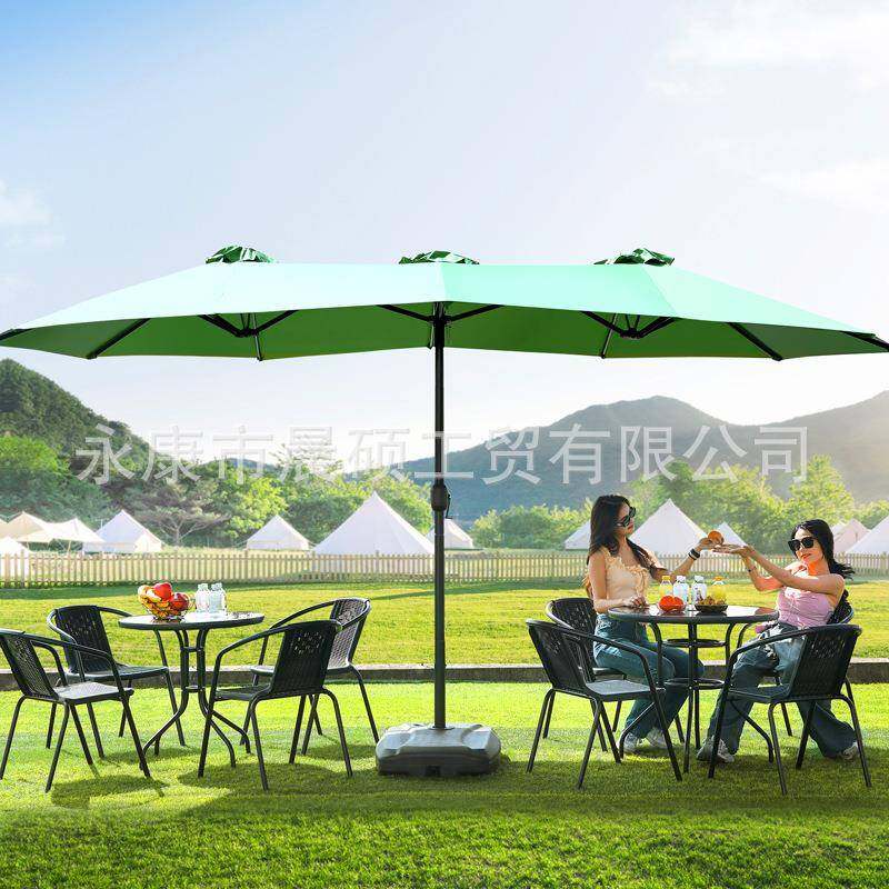 三头伞户外庭院遮阳伞院子阳台雨棚花园露营室外摆摊店面大太阳伞,金属材料及制品,金属加工件/五金加工件,淘宝优惠券,粉丝福利购,淘宝优惠卷