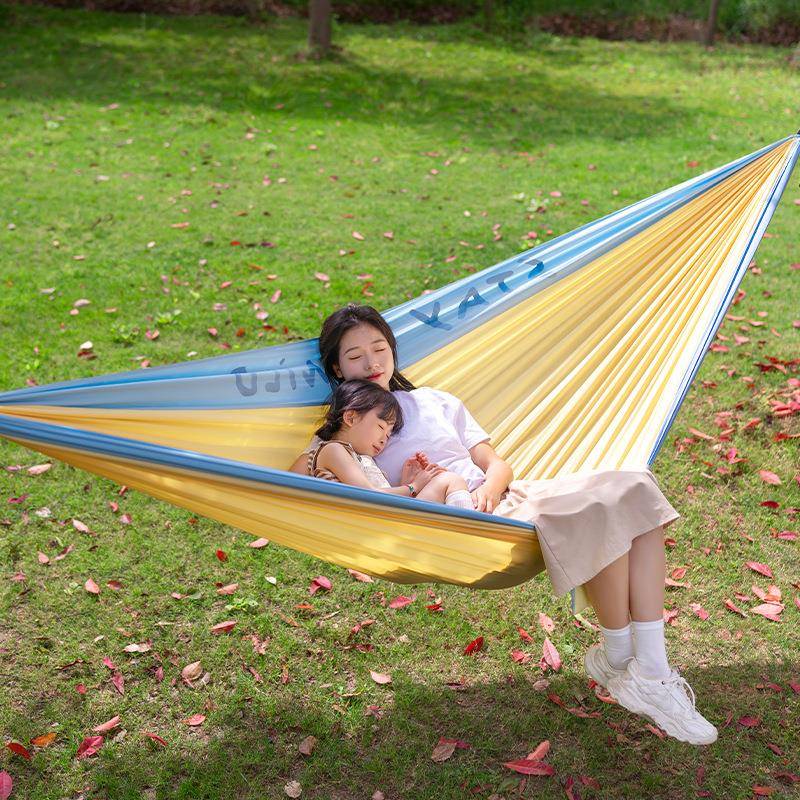 原始人吊床户外秋千防侧翻宿舍寝室学生儿童双人家用野外成人掉床