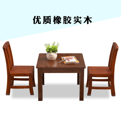 实木家用原木小方桌茶几小户型边几正方形长简约中式茶桌台子纯木