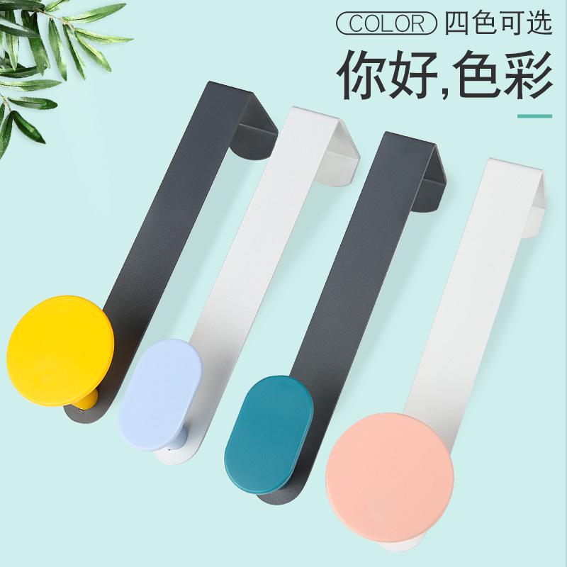 创意门后挂钩免打孔卧室挂衣架收纳免钉无痕静音衣帽挂衣钩置物架