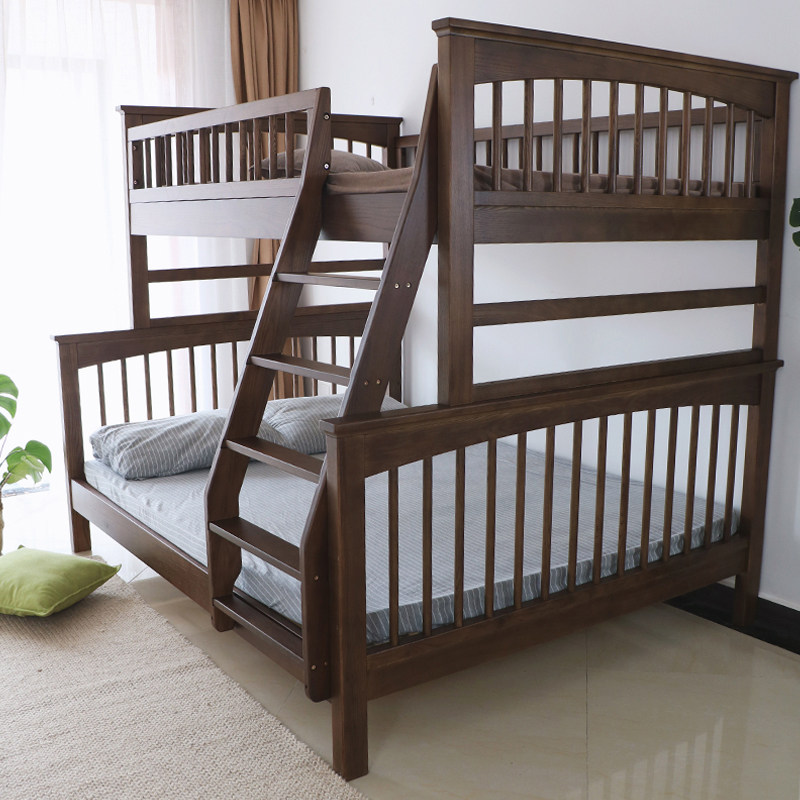 白蜡木全实木双层子母床两层上下铺成年双人高低亲子儿童大人.5,住宅家具,高低/子母床,淘宝优惠券,粉丝福利购,淘宝优惠卷