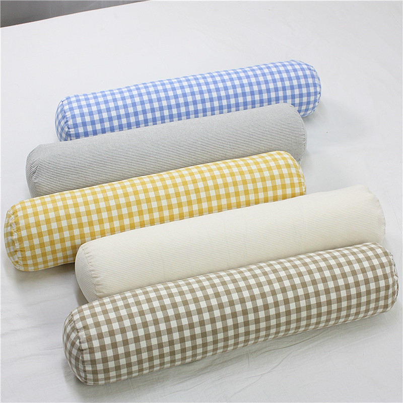 四季水洗棉圆柱形沙发靠垫抱枕孕妇儿童睡觉夹腿枕含芯可拆长条枕