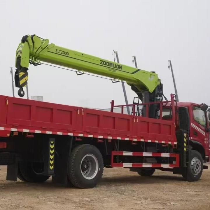 随车吊16吨20吨25吨建筑工程液压折臂吊平板货车车载起重吊机工厂