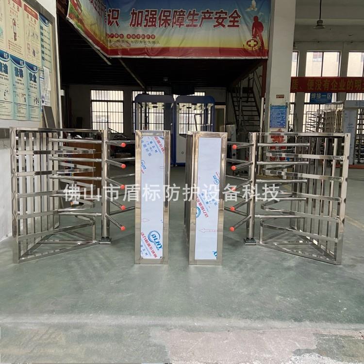 小区智能刷卡旋转门 工地单向入口不锈钢旋转栅栏转闸 入口通道门