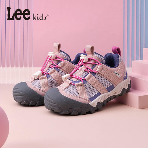 Lee Kids女童鞋子儿童休闲运动鞋秋季开学校园运动鞋防滑跑步鞋