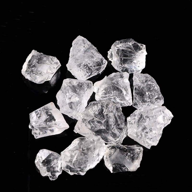 天然优质白水晶原石摆件原矿石标本括香石香薰石消磁摆件鱼缸装饰 - 实物图