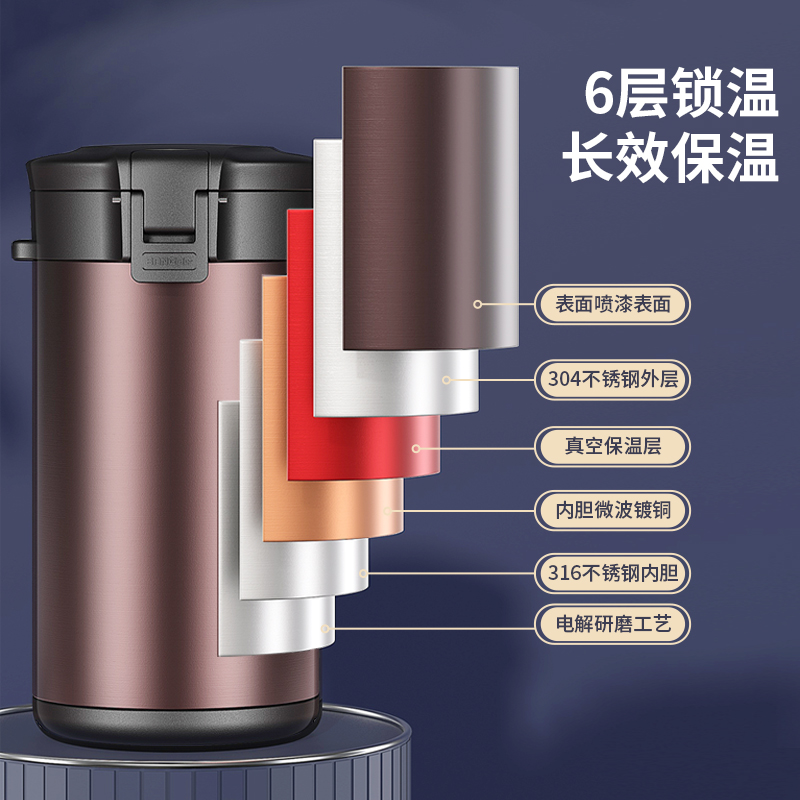 24小时超长保温饭盒桶上班族学生女不锈钢多层大容量便携便当餐盒