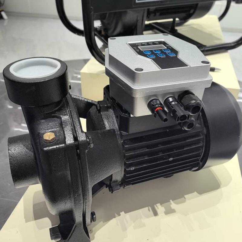 2寸直流无刷大流量48v145v外置控制器家用抽水自吸地面太阳能水泵