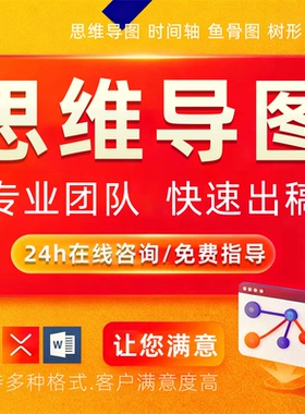 思维导图绘图代画visio组织架构鱼骨图甘特图逻辑图曲线图制作代