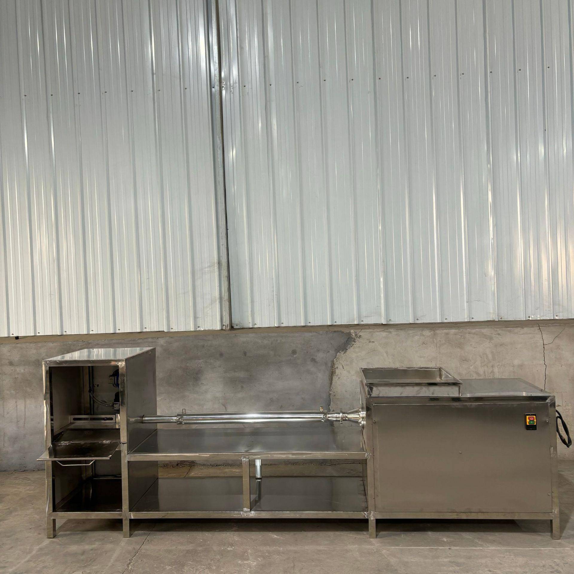 自动切断型素鸡设备一人操作简单的豆腐卷机不锈钢材质的豆肠机