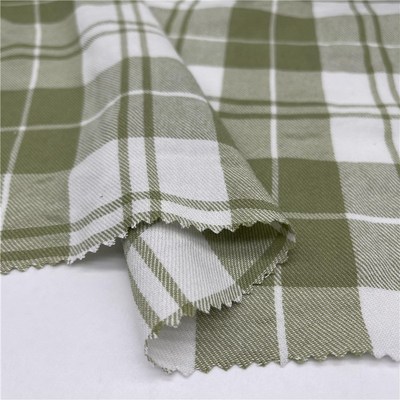 TC格子面料色织布 校服裙衬衫园服面料大格子布苏格兰格子箱包布