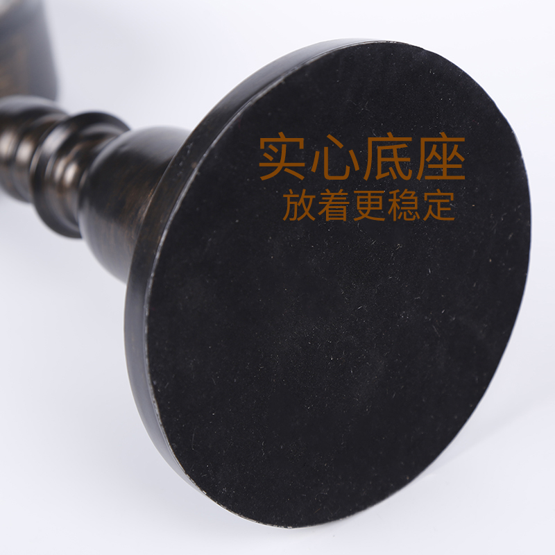 欧式复古立钟美式静音座钟美式乡村桌面钟摆件创意台式坐钟时钟表