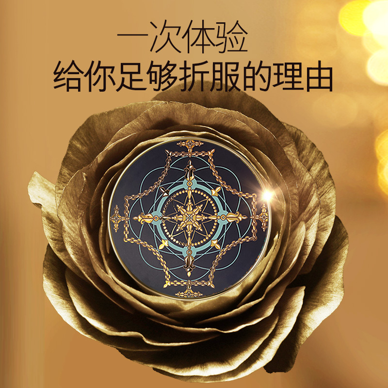 美式轻奢餐厅墙面装饰画复古风客厅玄关组合挂画卧室床头圆形壁画图片