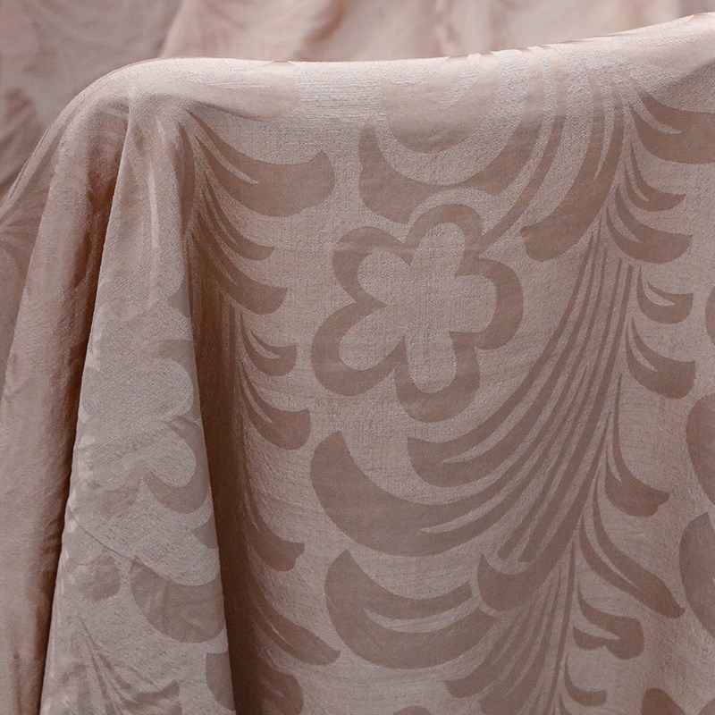 传统手工艺薯莨染柞蚕丝真丝面料新中式国潮草木染服装旗袍布料