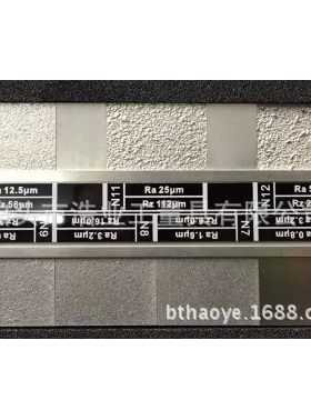 英仕ISR-CS335衍磨表面光洁度比较板粗糙度样块Ra0.05-1.6