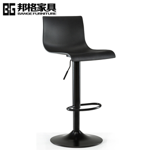 现简约吧台椅家用酒吧椅子高脚凳吧椅升降旋转吧凳子靠背吧台凳